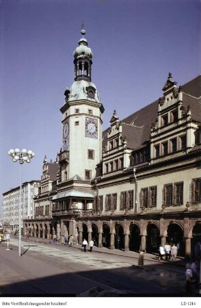 Leipzig, Altes Rathaus | Technikgeschichte | Grundlagen der Technik, Wissenschaft und Kultur | Mess- und Regeltechnik | Uhren, Zeitmesser | Turmuhren