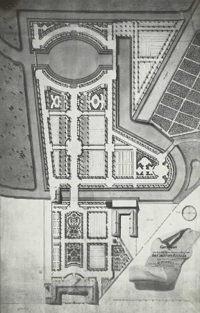 Übersichtsplan über den Richterschen Garten vor dem Halleschen Tor
