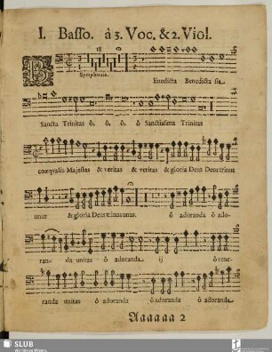I. Benedicta sit Sancta Trinitas