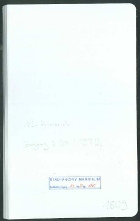 Briefe von Hermann Heimerich an Anneliese Heimerich aus seiner Nürnberger und Kieler Amtszeit