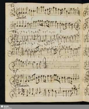 45. Horn, Johann Caspar: Allemandes