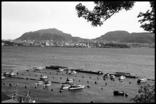 Bergen: Blick von Gamle Bergen zur Stadt