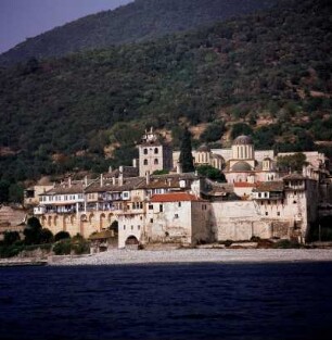 Griechenland, Athos, Kloster Xenofontos an der Westküste