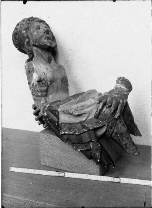 Freiburg Augustiner Kloster Leichnam Christi aus einem Vesperbild (um 1350)