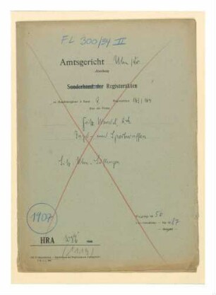 Fritz Wendel KG, Jagd- und Sportwaffen, Ulm-Söflingen (HRA 1086)