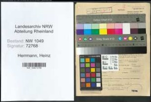 Entnazifizierung Heinz Herrmann , geb. 16.03.1914 (Polizist)