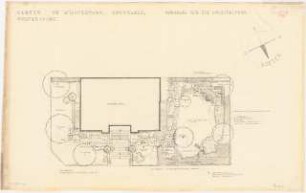 Garten Wichtermann, Berlin-Grunewald: Gartenplan zur Umgestaltung 1:100