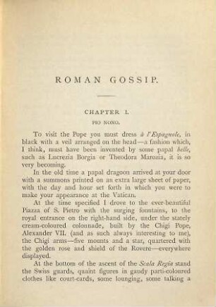 Roman gossip