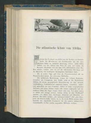 Die atlantische Küste von Afrika