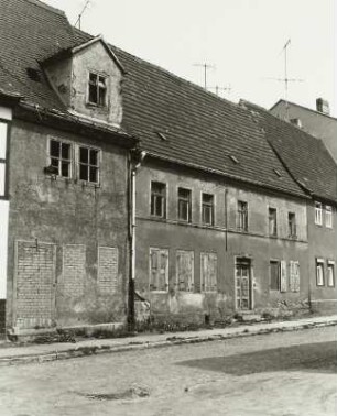 Delitzsch, Schulstraße 19. Wohnhaus (Baubeginn 17. Jh.). Straßenansicht