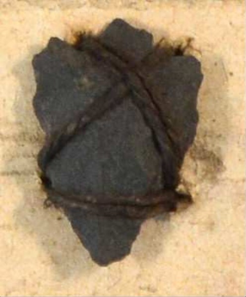 Stone arrowhead