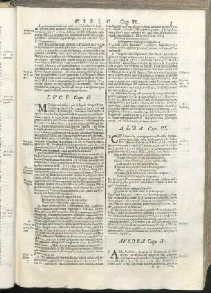 Lvce Capo II. [Alba Capo III., Avrora Capo IV.]
