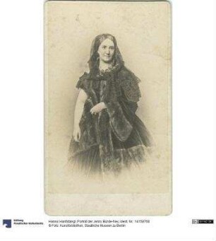 Porträt der Jenny Bürde-Ney