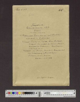 Band 65: Sommersemester 1912, Gießen