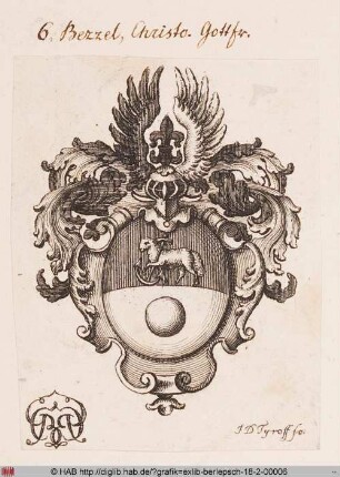 Wappen des Christoph Gottfried Bezzel