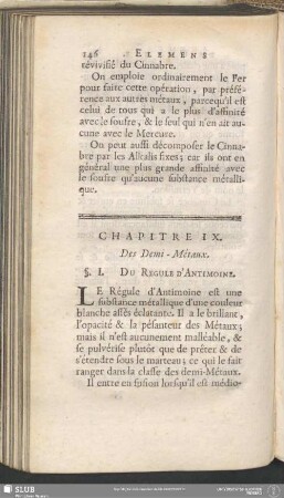 Chapitre IX. Des Demi-Métaux