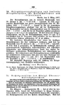 Kriegsteuerungszulagen und laufende Kriegsbeihilfen für Volksschullehrer und -lehrerinnen : [G. Öffentliches Volksschulwesen]