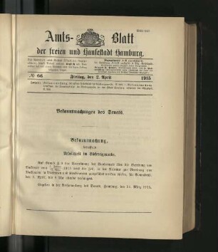 No. 66, 2. April 1915