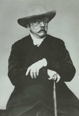 Bismarck, Otto Fürst von : Fürst Otto von Bismarck (1815-1898) mit Schlapphut