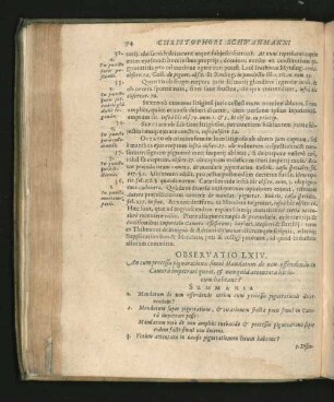 [Observatio LXIV. - CXL.]