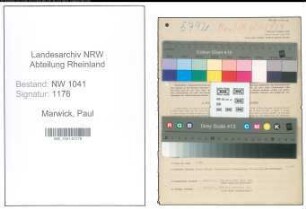 Entnazifizierung Paul Von Marwick , geb. 30.04.1885 (Registrator)