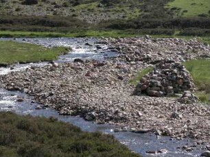 Gebirgsfluss im schottischen Hochland nahe des Gipfels des 938 m hohen Cairnwell, bei Breamar