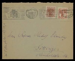 Brief von Franz Rosenzweig an Rudolf Ehrenberg