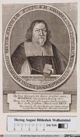 Bildnis Johann Christoph Wider