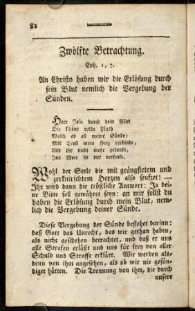 82-97, Zwölfte Betrachtung. - Dreizehnte Betrachtung.