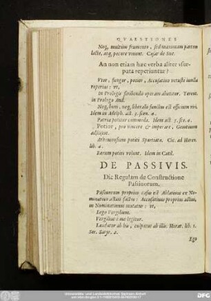 De Passivis.