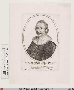 Bildnis Hugo Grotius (eig. Huig de Groot)