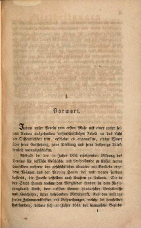 Mittheilungen des Hanauer Bezirksvereins für Hessische Geschichte und Landeskunde, 1/2. 1860