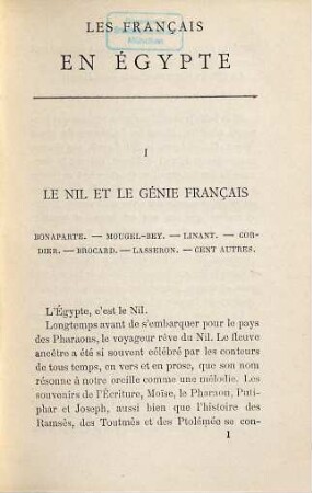 Les Français en Égypte