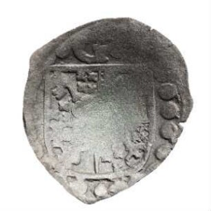 Fundmünze, Pfennig (Schüsselpfennig), 1580 - 1595