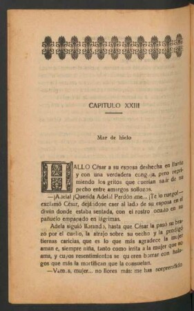 Capítulo XXIII - Mar de hielo