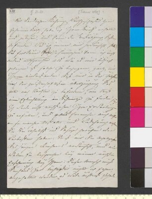 Brief von Sachsen-Weimar und Eisenach, Maria Pawlowna Großherzogin von an Goethe, Johann Wolfgang von