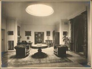 Wohnung Otto Marx, Kurfürstendamm, Berlin-Charlottenburg. Umbau, Aufstockung: Diele mit Oberlicht