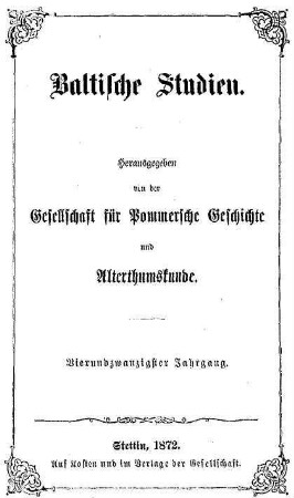 Baltische Studien