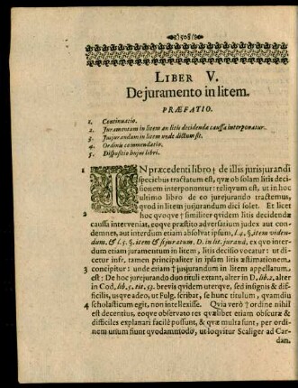 Liber V. De iuramento in litem.