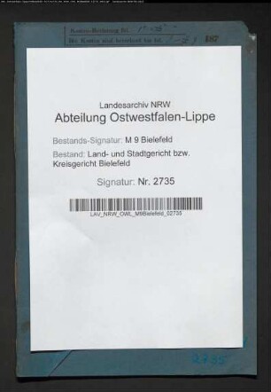 Erblasser: Hechselmann, Johann: Testament