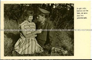 Soldat mit junger Frau