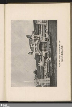 Gewerbe- und Industrie-Ausstellung Zwickau 1906: Haupt-Ausstellungshalle