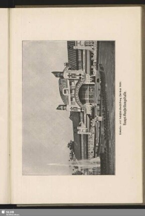 Gewerbe- und Industrie-Ausstellung Zwickau 1906: Haupt-Ausstellungshalle