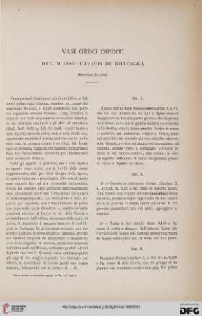 2: Vasi greci dipinti del Museo Civico di Bologna : (Raccolta De-Luca)