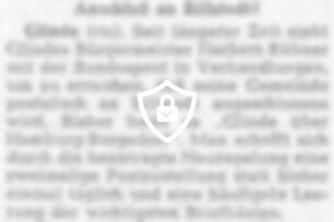 Anschluß an Billstedt?