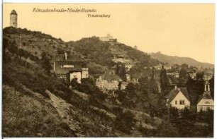 Radebeul. Kötzschenbroda mit Friedensburg u. Wasserturm