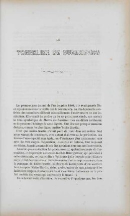 Le tonnelier de Nuremberg