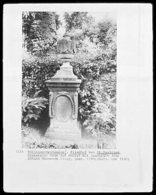 Grabstein für Johann Heinrich Illig