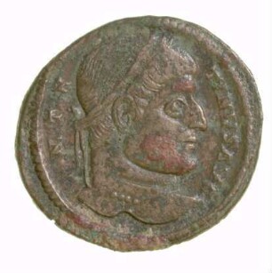Münze, Follis, 322 - 323