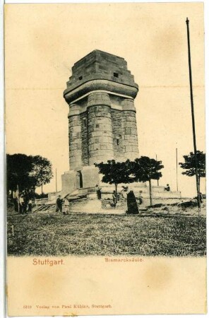 Stuttgart. Bismarcksäule